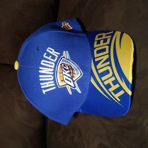 OKC Thunder Snapback Blue and Gold One Size Fits All